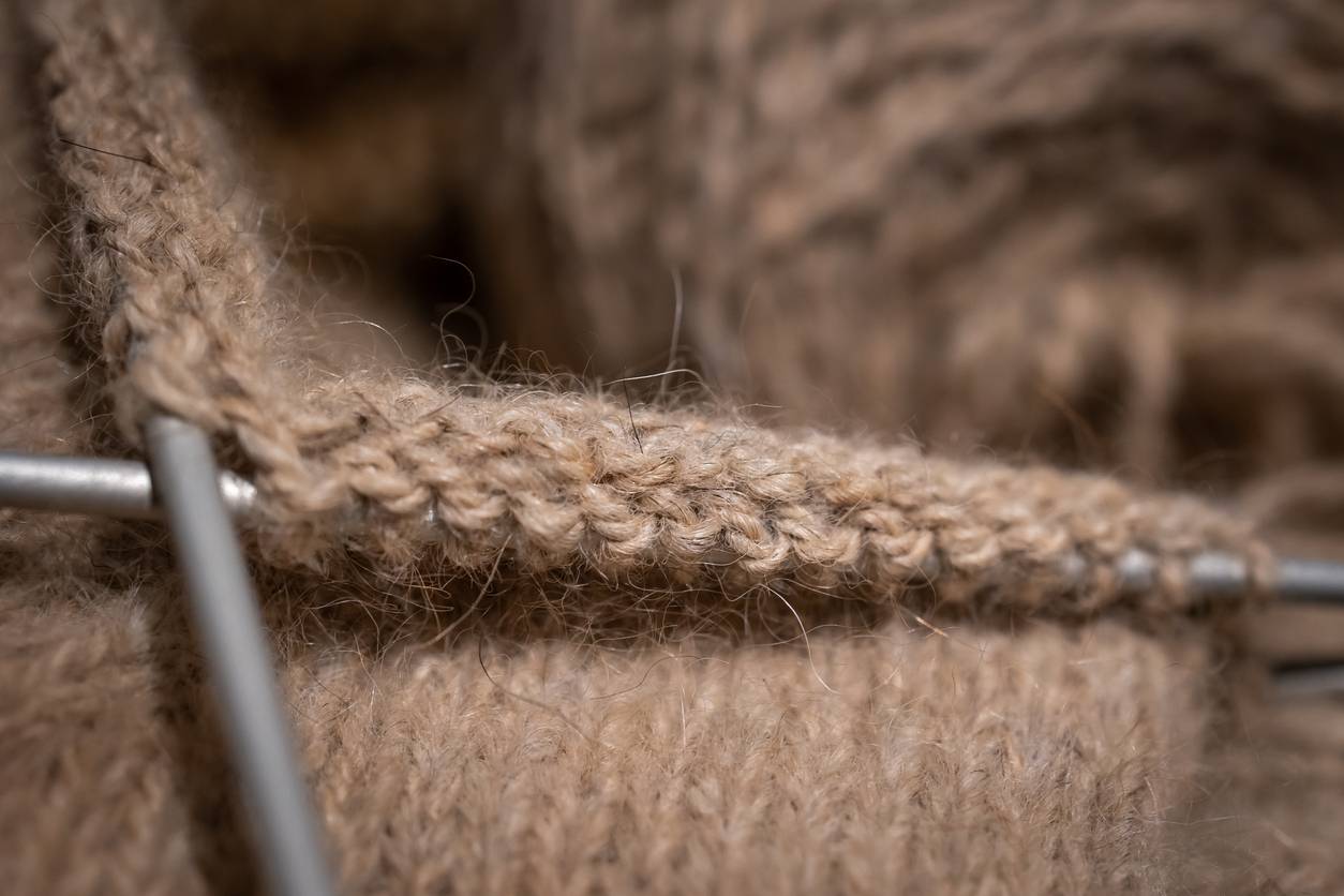 tricot en laine d