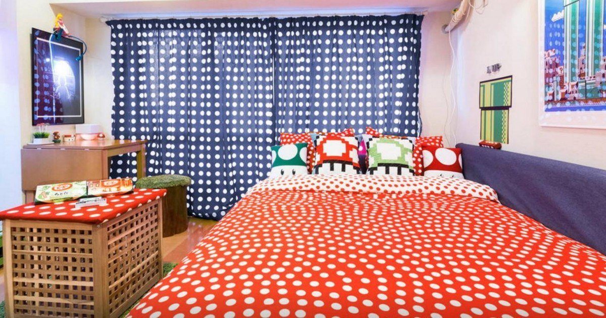Un appartement Airbnb aux couleurs de Super Mario pour vos voyages