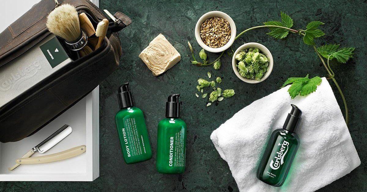 La bière Carlsberg lance ses propres cosmétiques pour homme