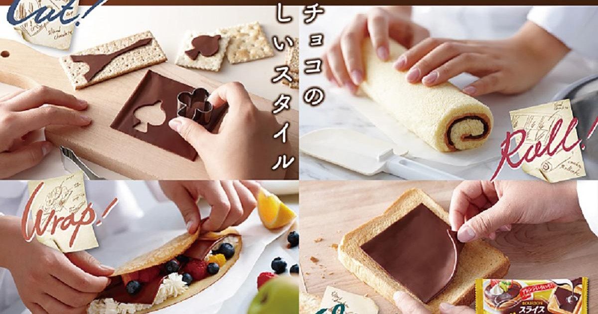 Le chocolat en tranches, le délice culinaire venu du Japon