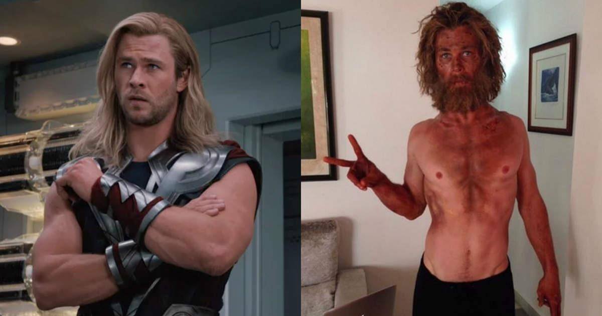 Chris Hemsworth, le héros de Thor, est méconnaissable