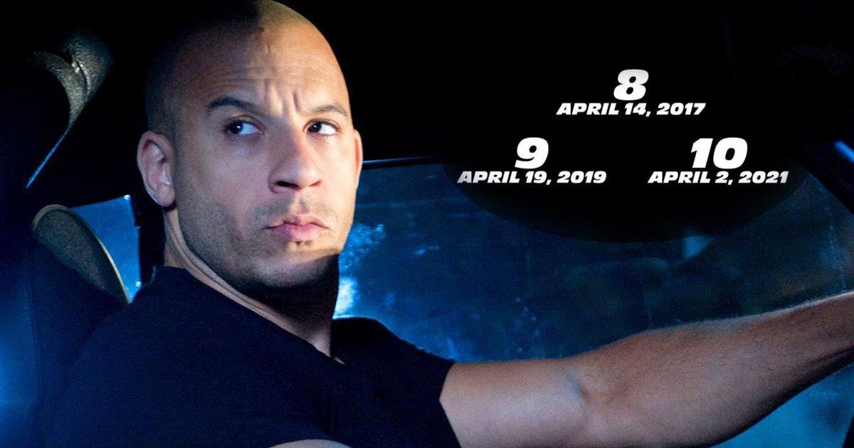 Fast and Furious 8, 9 et 10 annoncés par Vin Diesel !