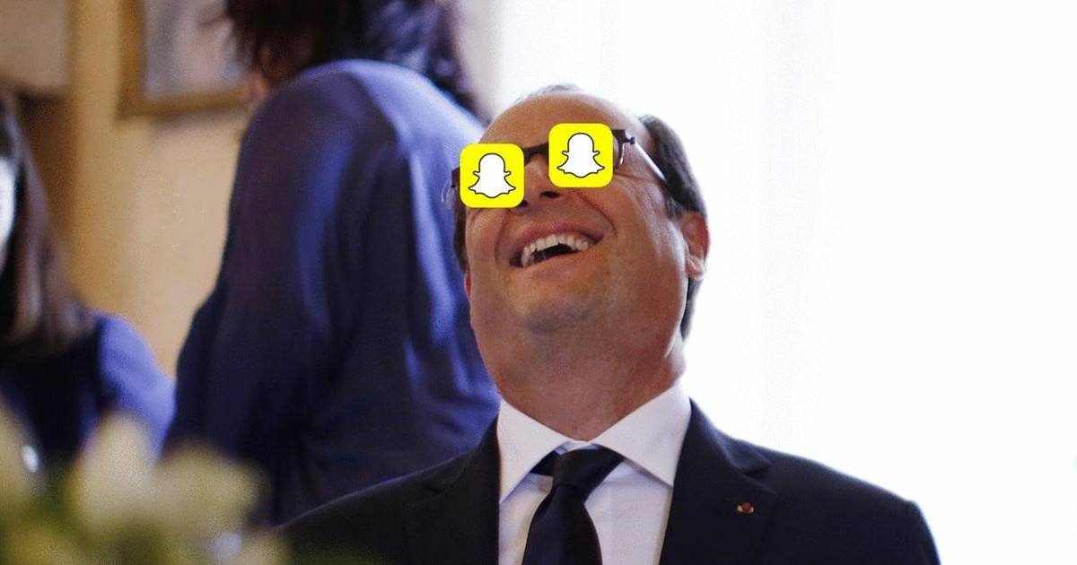 François Hollande débarque sur Snapchat