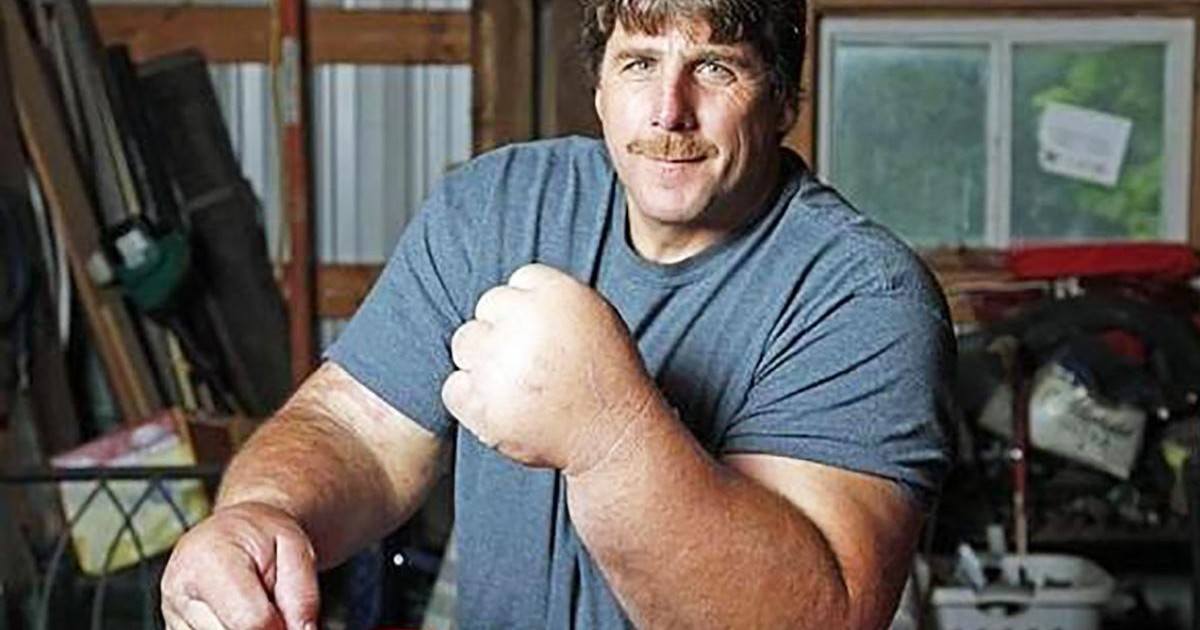 Musclé comme Popeye, Jeff Dabe veut devenir champion de bras de fer !