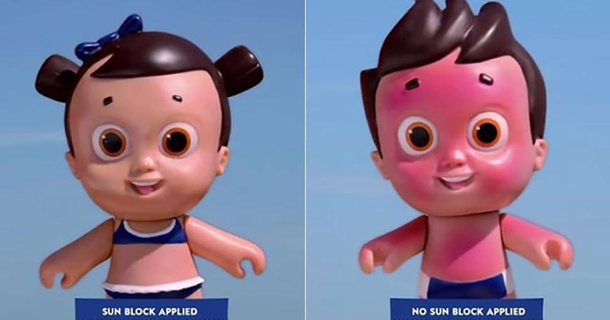 Nivea Doll, la première poupée sujette aux coups de soleil !