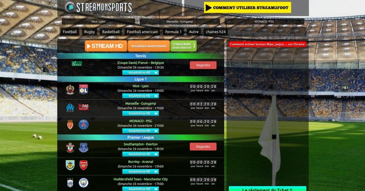 Streamonsport gagne de l’ampleur dans le streaming illégal face à RMC Sport