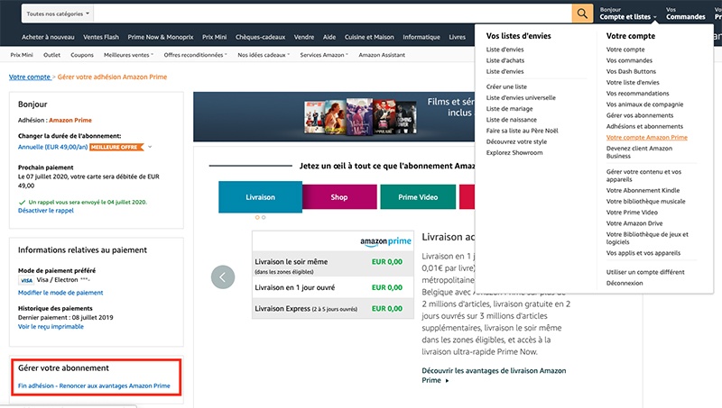 Changer Mot De Passe Amazon Prime Amazon Prime : Prix, résiliation, avantages on vous dit tous
