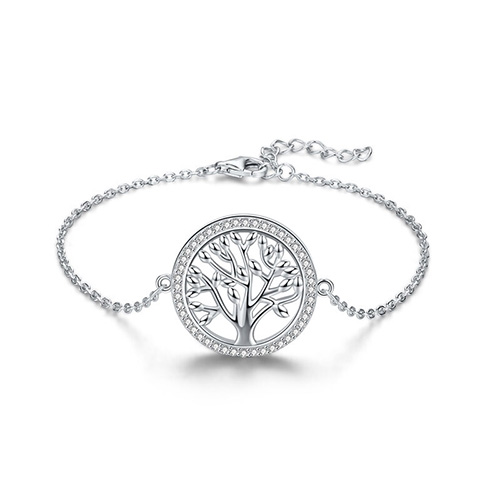 Bracelet arbre de vie en argent 925