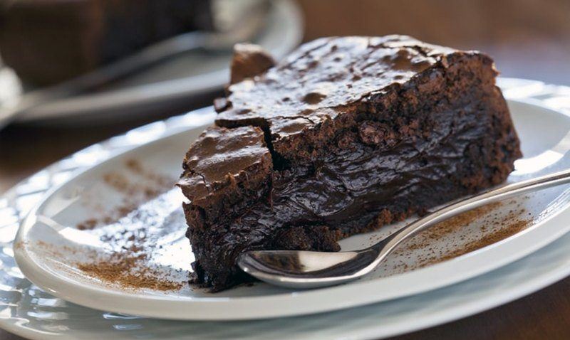 Gâteau fondant au chocolat sans beurre