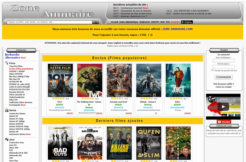 Les Meilleurs Sites De Telechargement Gratuits Pour Des Films Et Series