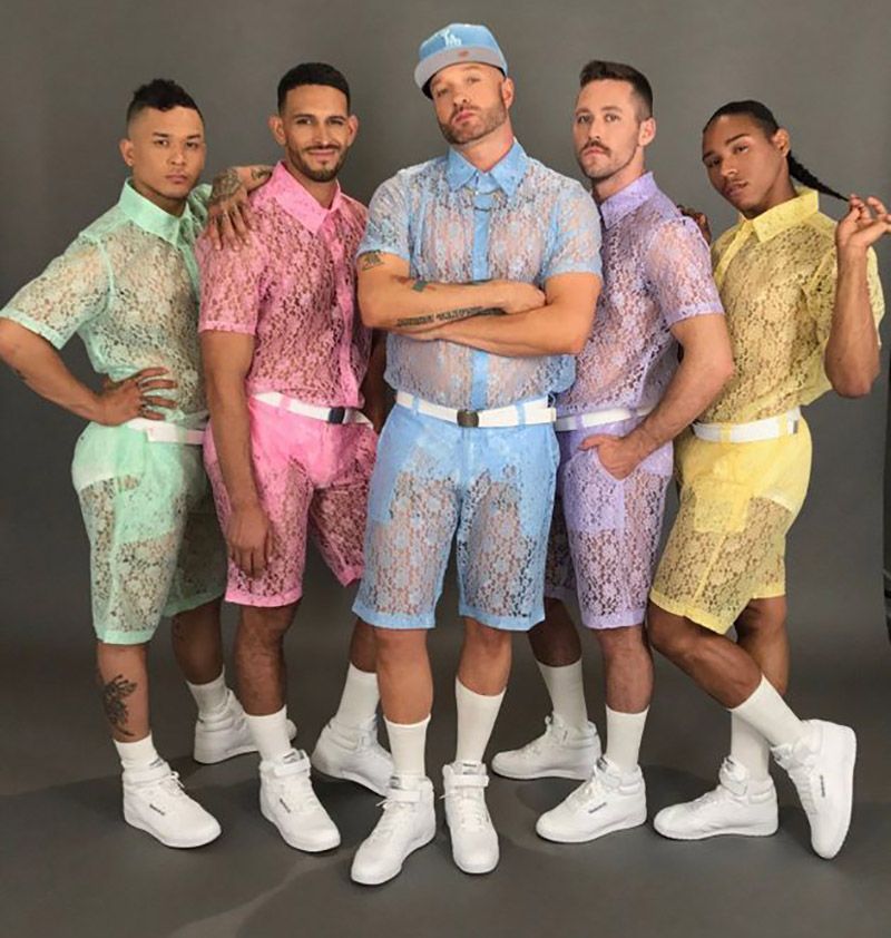 Mode - Shorts en dentelle pour homme