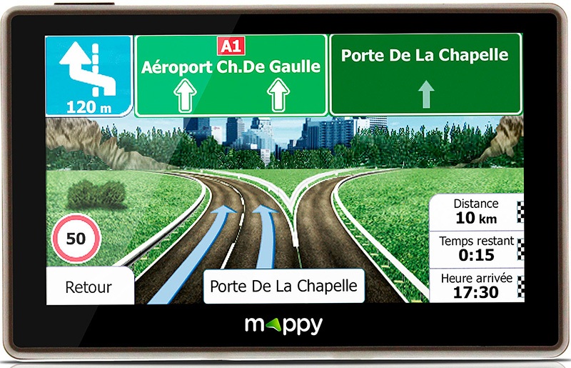 GPS Mappy itinéraire