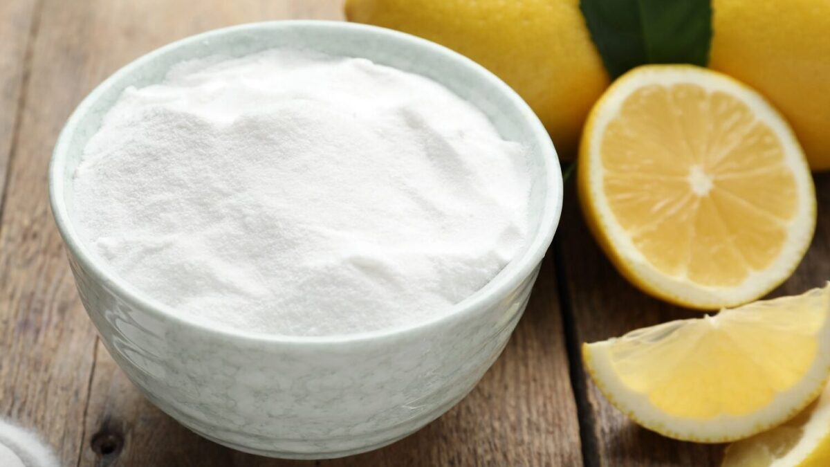 Astuces de grand-mère avec du citron au bicarbonate de soude