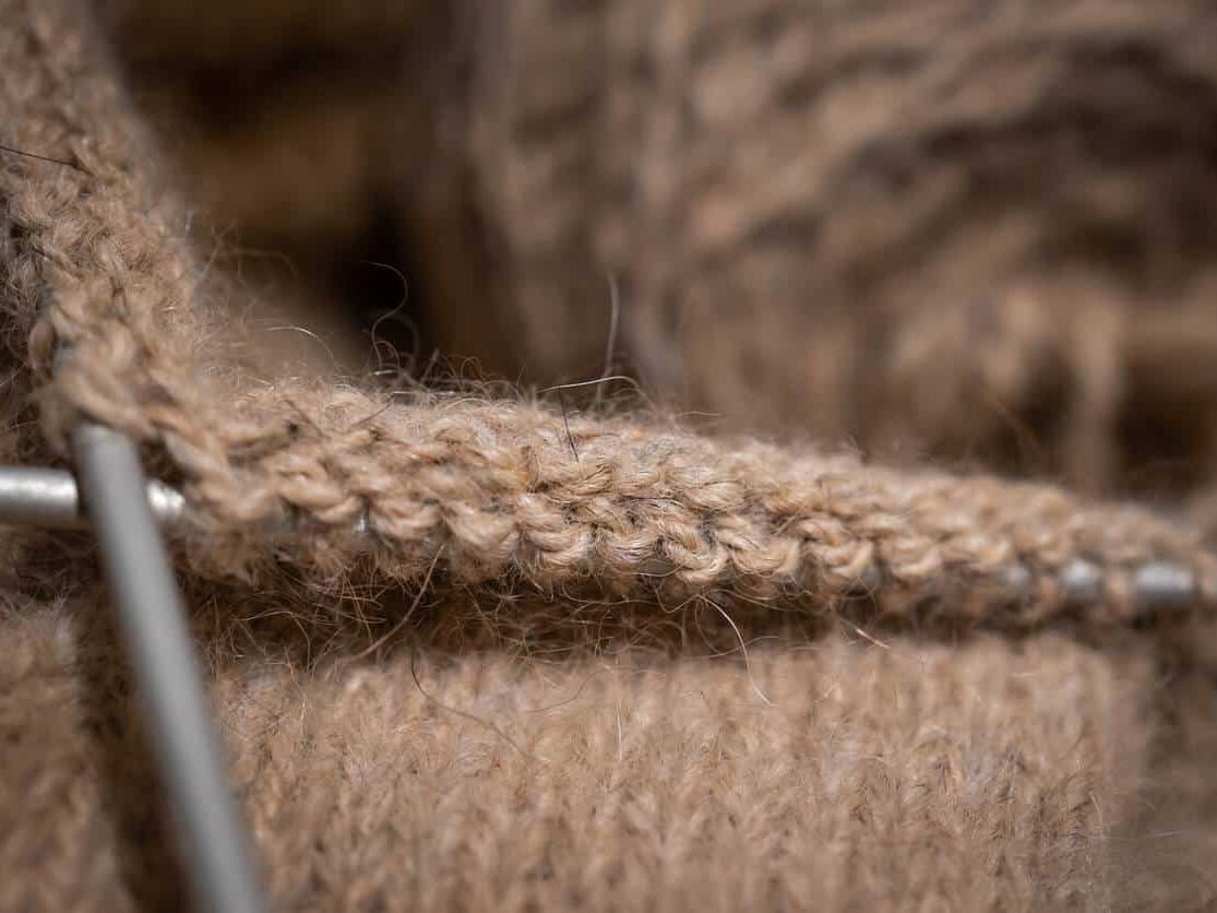 Tricot en laine d'alpaga 